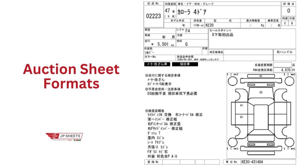 How to Identify Auction Sheet Formats from Different Auction Houses 7 How to Identify Auction Sheet Formats from Different Auction Houses