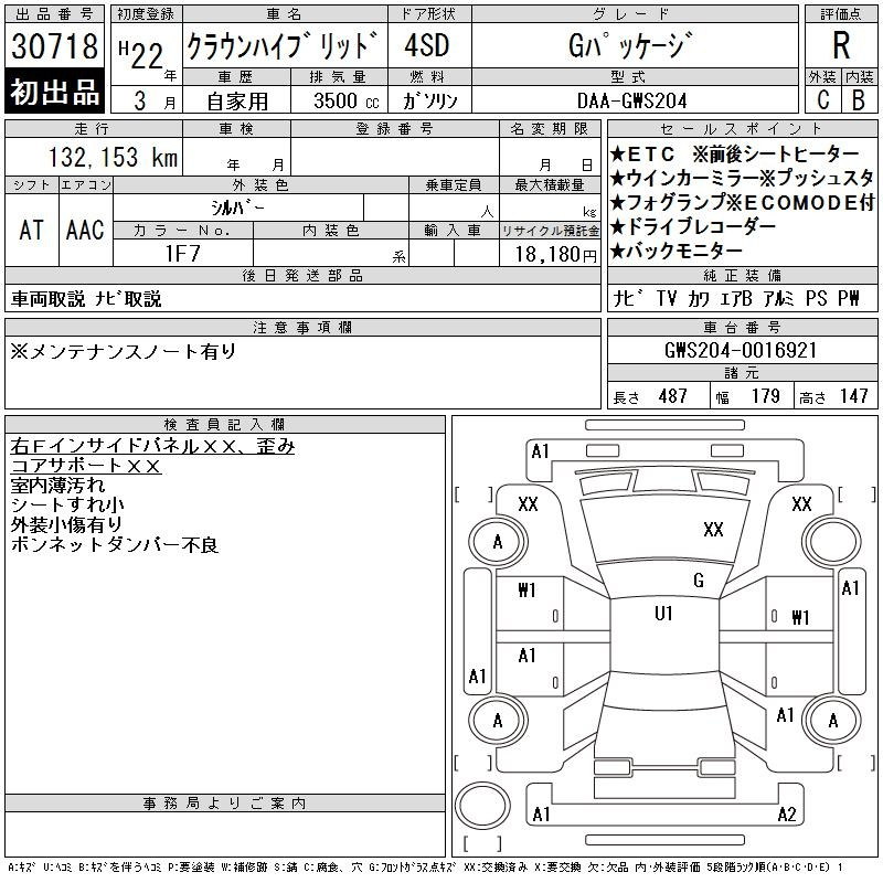 How to Identify Auction Sheet Formats from Different Auction Houses 2 CAA Auction House Auction Sheet