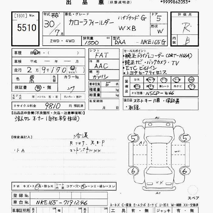 How to Identify Auction Sheet Formats from Different Auction Houses 6 JU Gifu auction houses auction sheet formats
