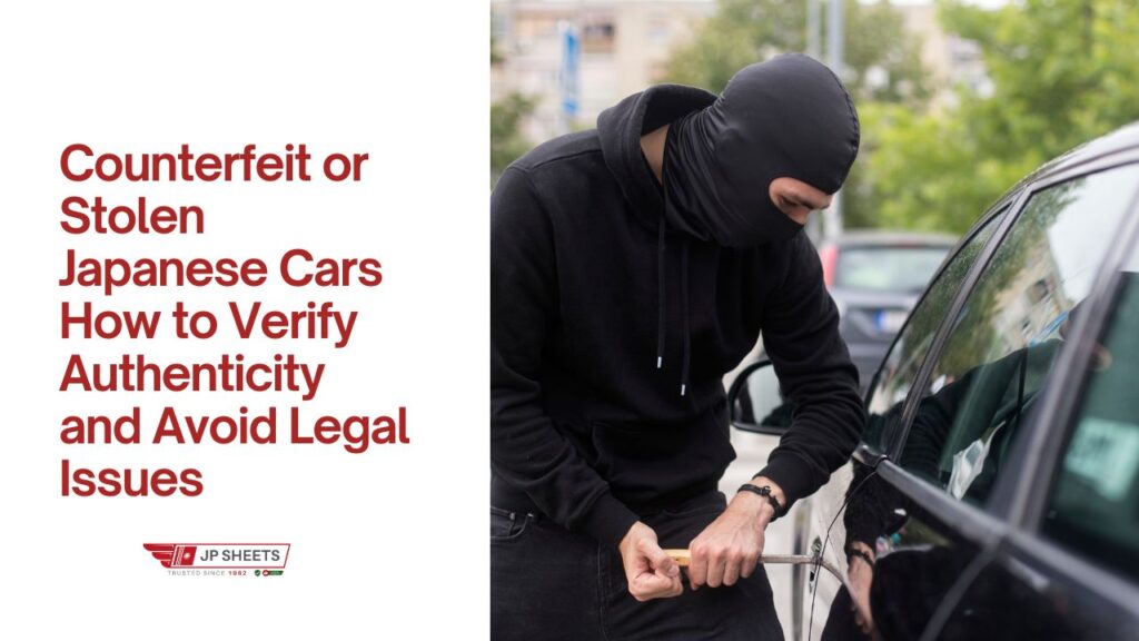 Counterfeit or Stolen Japanese Cars How to Verify Authenticity and Avoid Legal Issues